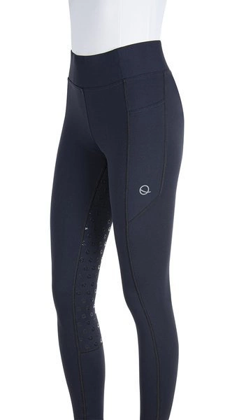 Legginsy Eqode by Equiline Dodie - granatowe