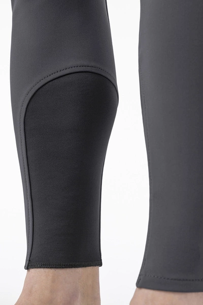 Męskie bryczesy Equiline Bartek z lejem kolanowym BX-TECH - szare