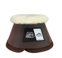 Veredus kalosze Safety-Bell Light Save The Sheep z naturalnym futrem - brązowe