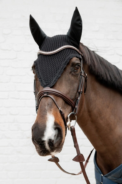 Długie nauszniki Kentucky Fly Veil Long - czarne