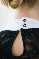 Koszula konkursowa Fleur de Lys Equestrian Lily  Short - czarna
