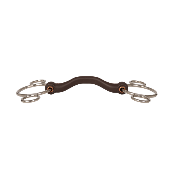 Velari wędzidło 3 Rings Bit with Tongue Port Soft 20 mm