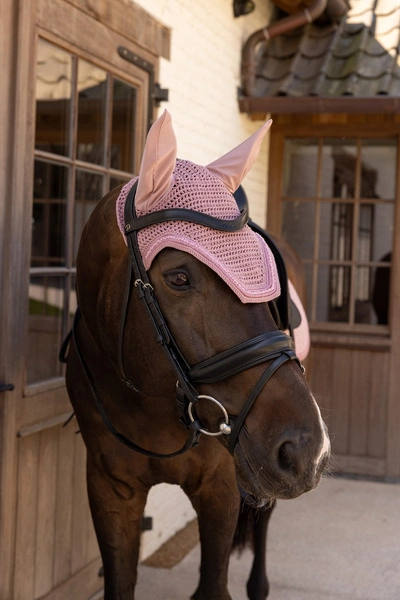 Kentucky nauszniki wyciszające Velvet Mini Pearls - różowe