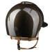 Kask KEP Smart NOVA POLO Polish Star Brown - brązowy z beżowymi paskami
