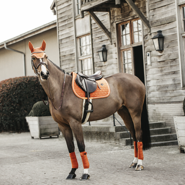 Kentucky nauszniki wyciszające Velvet - pomarańczowe