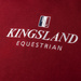 Bluza Kingsland Classic Unisex Hoodie - bordowa