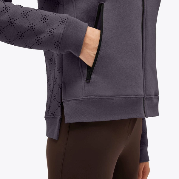 Bluza Cavalleria Toscana CT Orbit Flock - stone grey