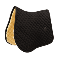 Kentucky czaprak Skin Friendly Saddle Pad Sheepskin Diamond - czarny