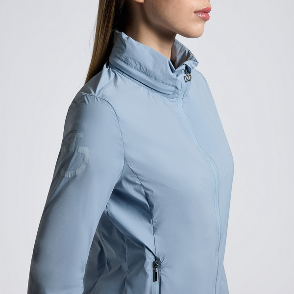 Letnia kurtka Cavalleria Toscana Heat Sealed K-Way GID308 - błękitna