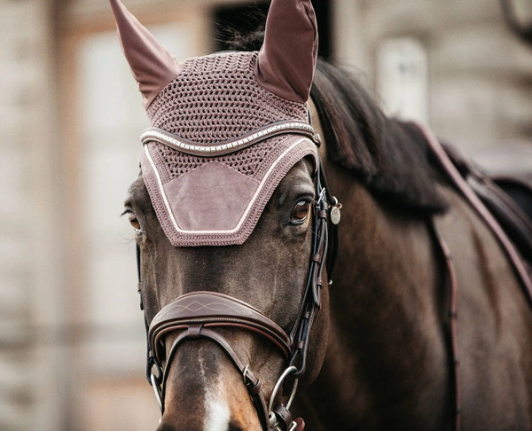 Kentucky nauszniki Velvet - jasny fiolet