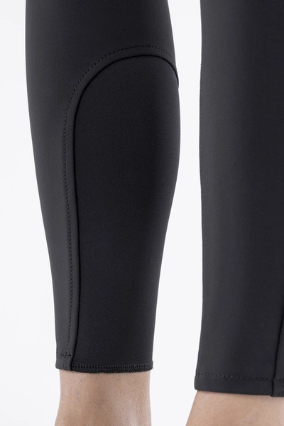 Damskie bryczesy Equiline Cornek z lejem kolanowym BX-TECH - czarne