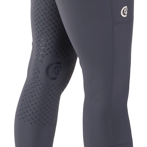 Damskie legginsy Kentucky Classic z pełnym lejem - niebieskie