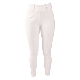 Damskie legginsy Kentucky Classic z pełnym lejem - białe