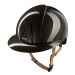 Kask KEP Smart NOVA POLO Polish - brązowy z beżowymi paskami