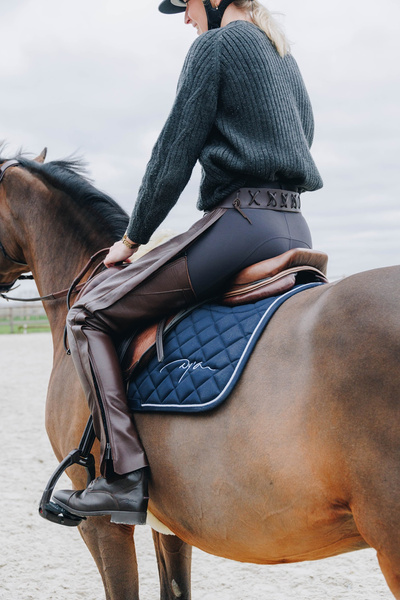 Czapsy Leather Long Chaps Dy'on - brąz