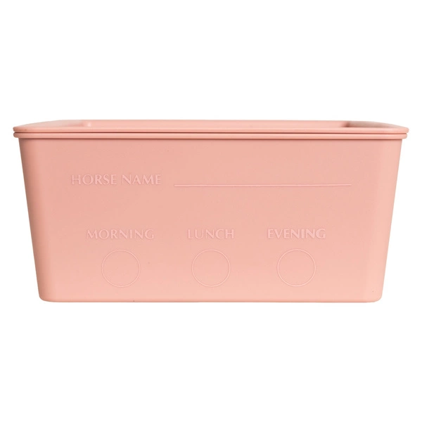 Pudełko na paszę z pokrywką 3,5 L Kentucky - różowe