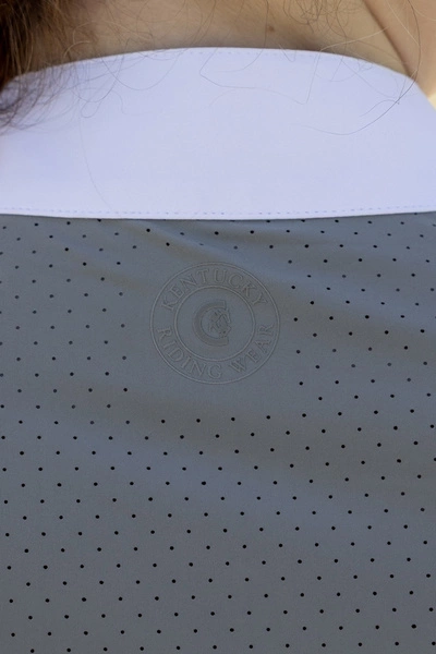 Damska koszula konkursowa z krótkim rękawem Kentucky Heritage Air - szara