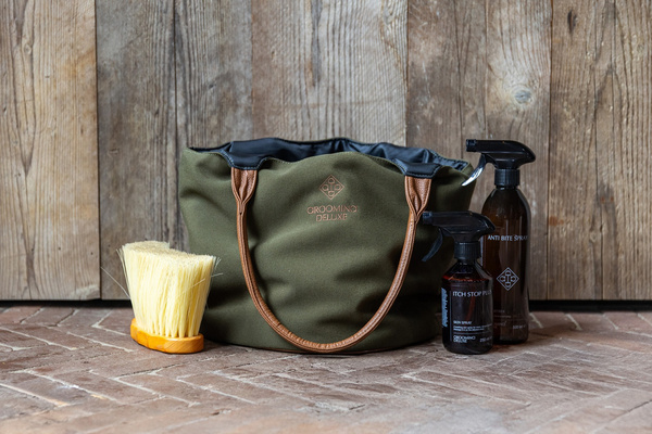 Torba na szczotki Bag Canvas Kentucky Grooming Deluxe - khaki
