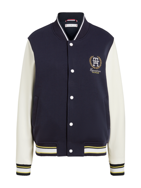 Kurtka Tommy Hilfiger Mayfield - granatowo-biała