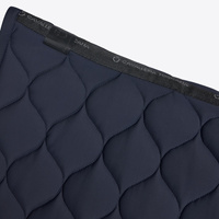 Czaprak New Circular Quilted Jersey Dressage - granatowy