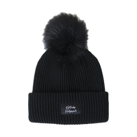 Czapka zimowa Kentucky Pompom - czarna