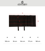 Pas ochronny Belly Band Kentucky - czarny