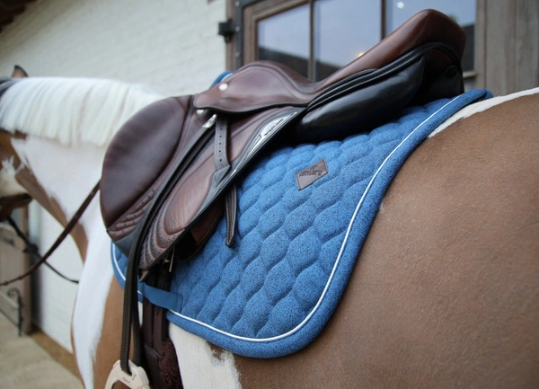 Kentucky czaprak Melange - granatowy