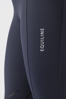 Legginsy z wysokim stanem i lejem kolanowym Equiline Carbek - granatowe