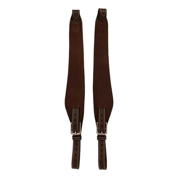 Puśliska Dy'on Leather Stirrup Straps Mono - brąz