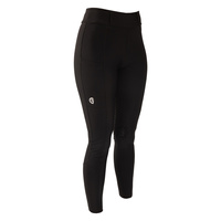 Damskie legginsy Kentucky Classic z kolanowym lejem - czarne