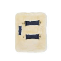 Kentucky Chest Expanders Vegan Sheepskin z 2 klamrami - naturalna 