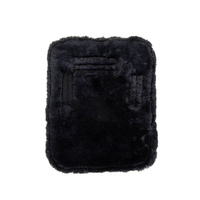 Kentucky Chest Expanders Vegan Sheepskin z 1 klamrą - czarny