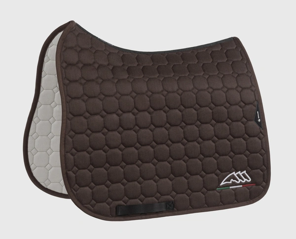 Komplet czaprak + nauszniki Equiline EQflaggy - brązowy