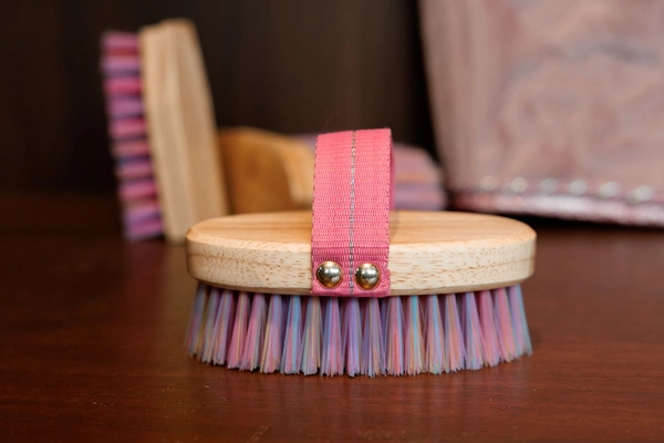 Szczotka owalna do sierści Sammy Kids Pony Kentucky Grooming Deluxe - różowa