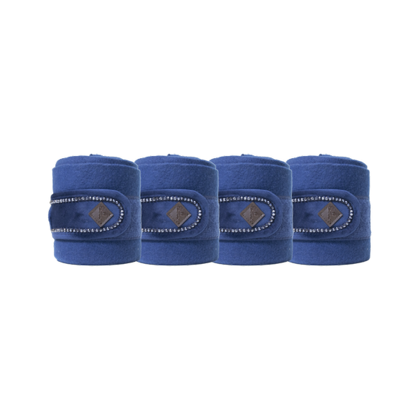 Kentucky bandaże polarowe Velvet Pearls - granatowe