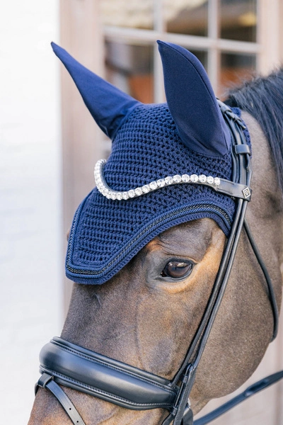 Kentucky nauszniki Metal Chain - granatowe