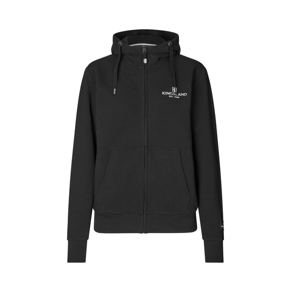 Bluza Kingsland Classic Unisex Sweat Jacket - czarna