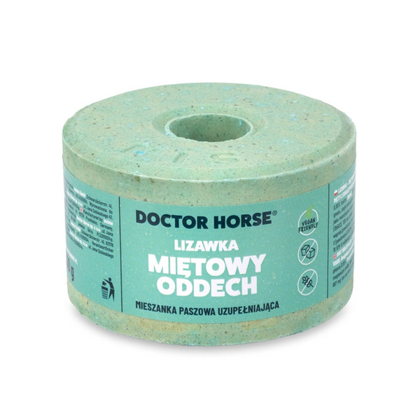 Doctor Horse - lizawka dla koni - Miętowy Oddech – Mięta z Eukaliptusem 750g