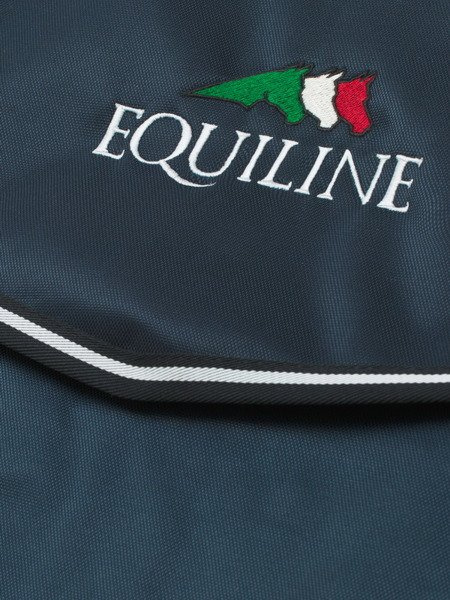 Długa kurtyna Equiline Wave - czarna