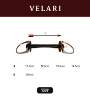 Velari wędzidło Eggbutt Soft Flex Soft 20 mm