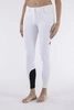 Damskie bryczesy Equiline Cornek z lejem kolanowym BX-TECH - białe