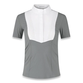 Damska koszula konkursowa z krótkim rękawem Kentucky Heritage Air - szara