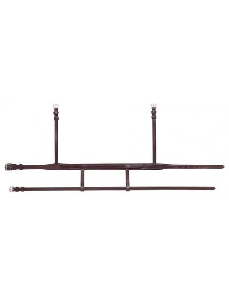 Nachrapnik podwójny Equiline NB0445 - czarny