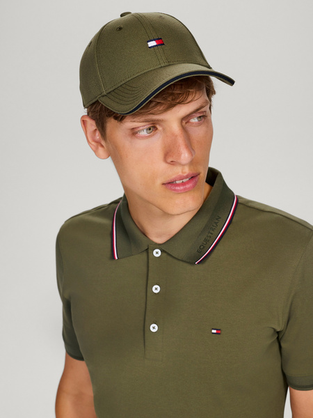 Czapka z daszkiem Tommy Hilfiger Dayton - oliwkowa