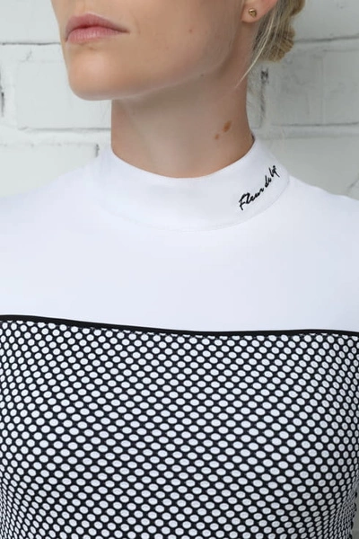 Koszula konkursowa Fleur de Lys Lilac - biała