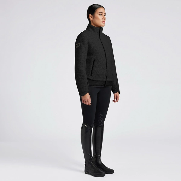 Bluza polarowa Cavalleria Toscana CT Teddy Bear Fleece - czarna