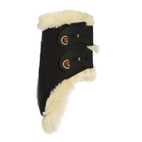 Kentucky ochraniacze Sheepskin Elastic - czarne
