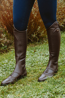 Sztyblety Dy'on Front Zipper - brązowe