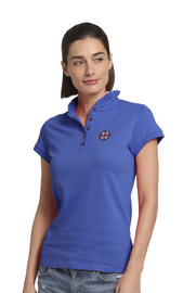 Koszulka polo Spooks Violah - niebieska comfy blue