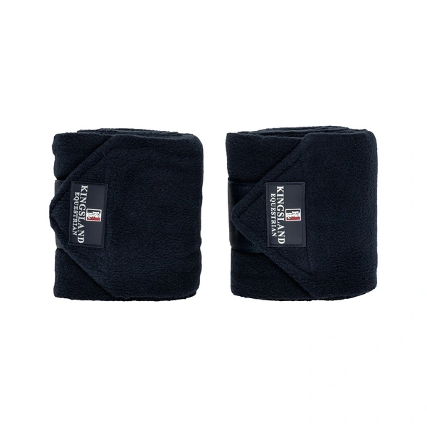 Owijki Kingsland Classic Fleece 2 szt. - czarne
